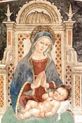Affresco Madonna col Bambino, Chiesa Santa Maria